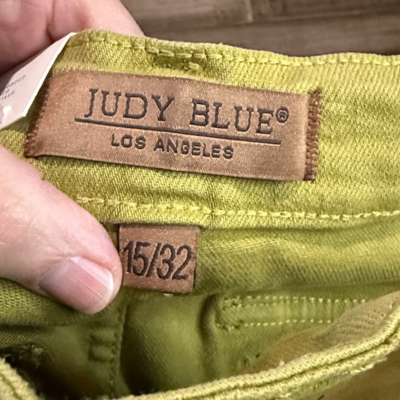 New Judy Blue High Rise Matcha Straight Leg Cargo Jeans 15 - Picture 11 of 15